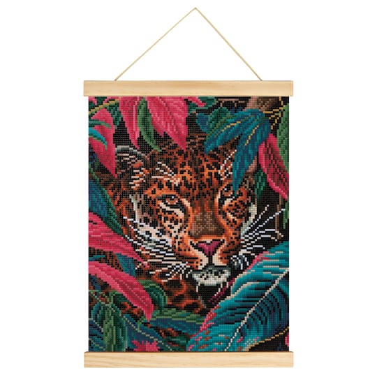 11" x 14" Leopard Diamond Art Kit by Make Market®